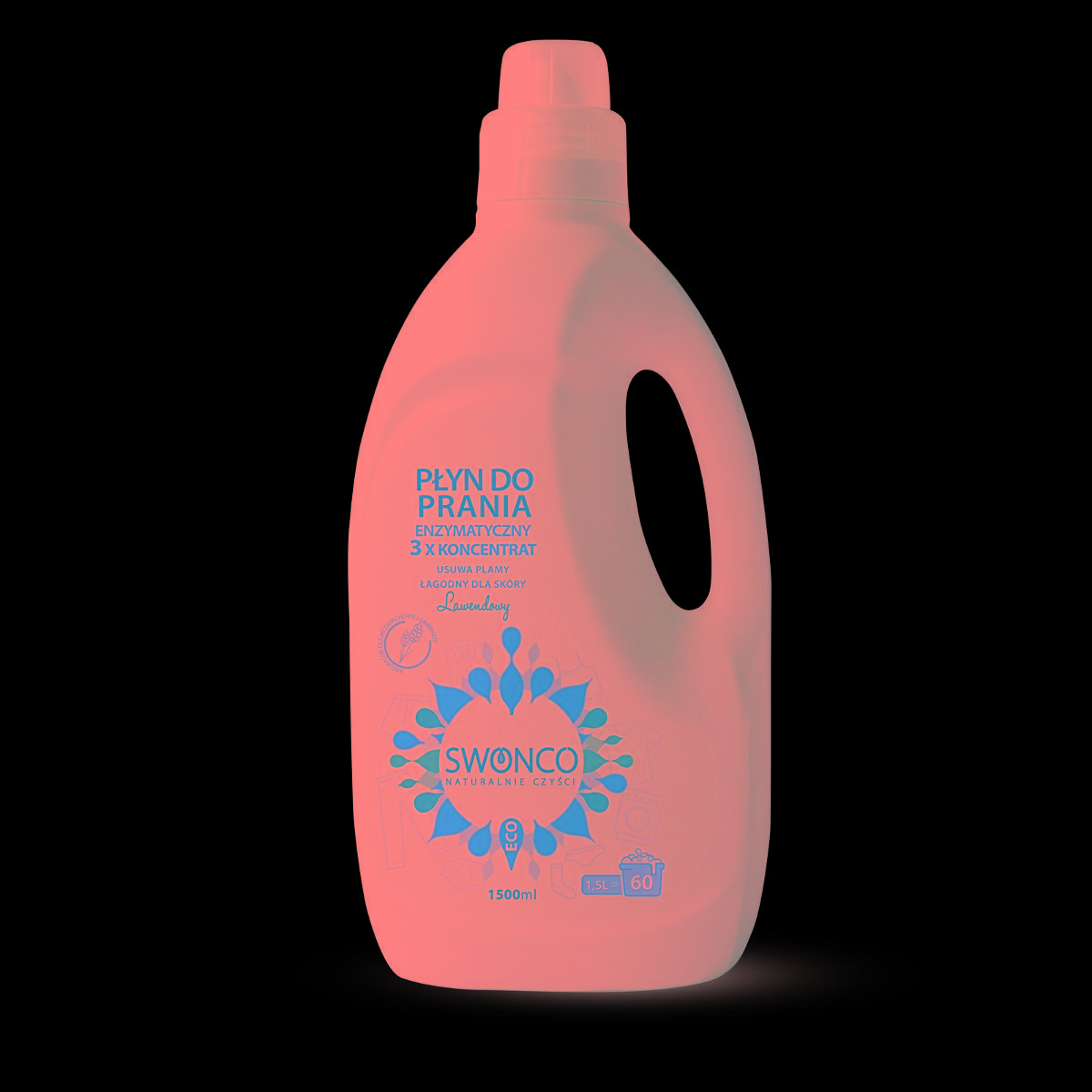 Swonco Płyn do prania enzymatyczny 1500ml Swonco lawendowy SWO24