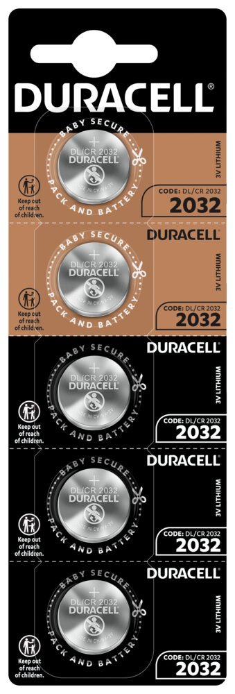 Duracell 5x bateria litowa mini CR2032 DU125