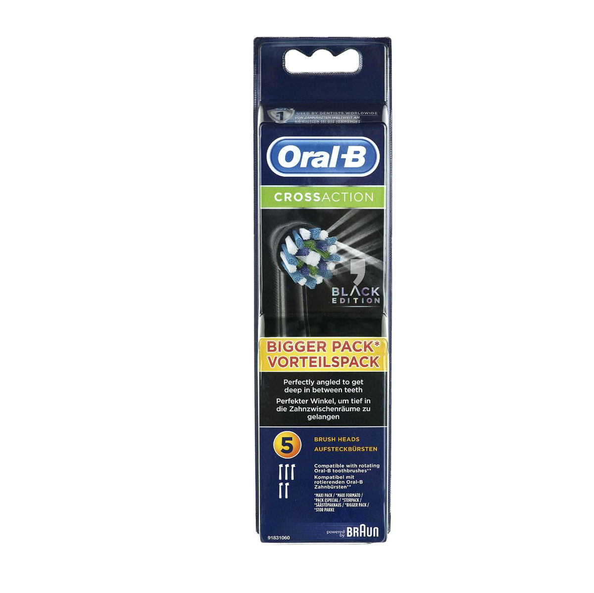 ORAL-B Akcesoria CrossAction Replacement Electric Toothbrush Heads x 5 4210201217749