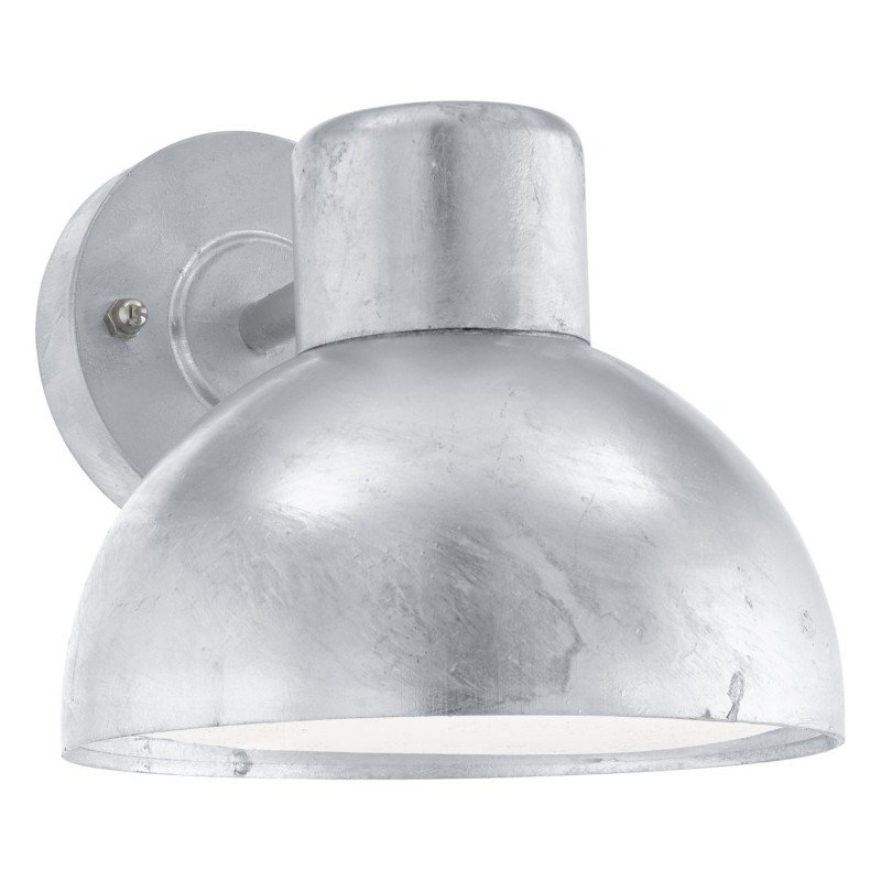 Eglo Zewnętrzna LAMPA elewacyjna ENTRIMO 96206 ścienna OPRAWA ogrodowa KINKIET kopuła outdoor IP44 cynk 96206