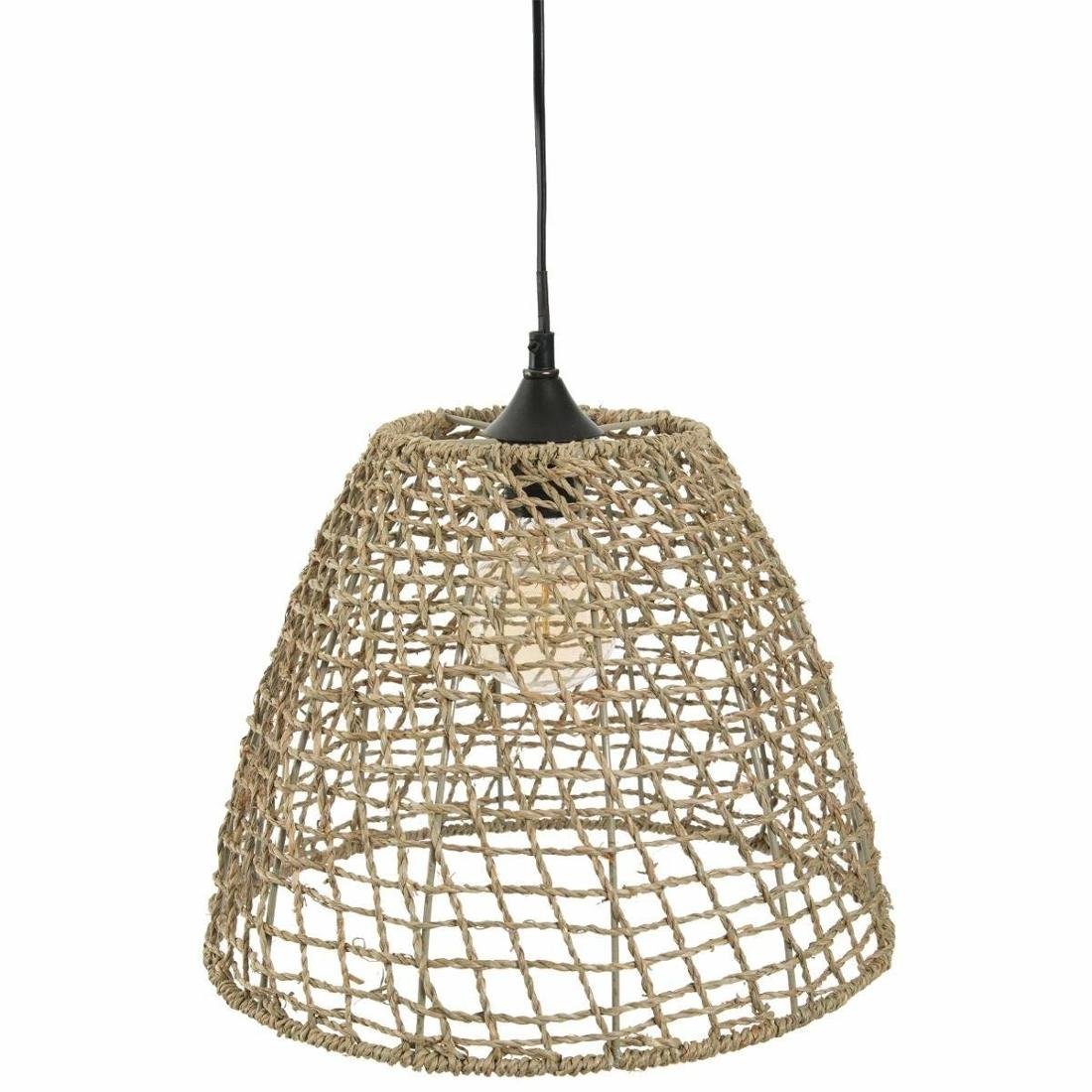 Atmosphera Lampa dekoracyjna wisząca sufitowa klosz z trawy morskiej 35 cm B07MYJSQ7R