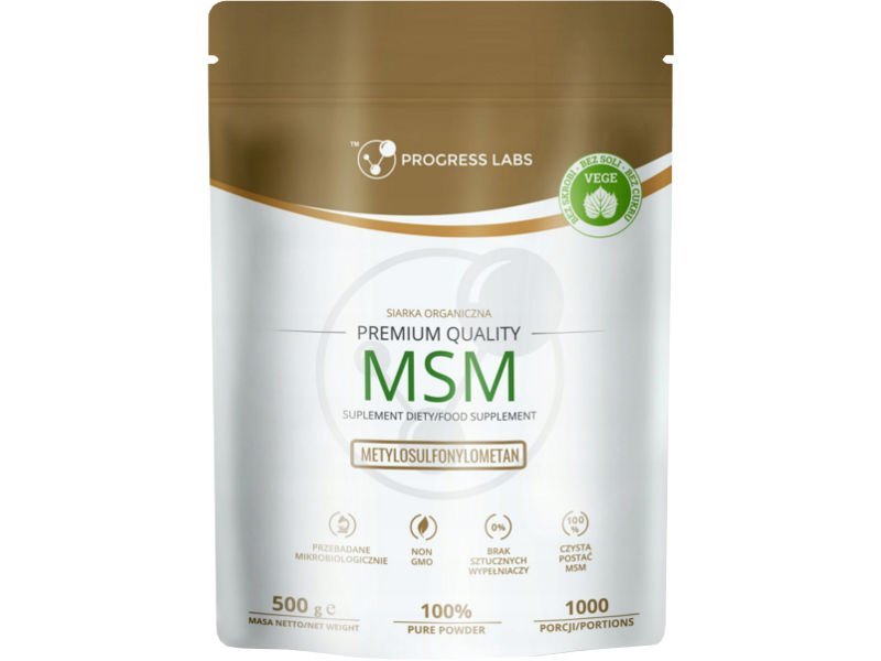 PROGRESS LABS PROGRESS LABS MSM Metylosulfonylometan 500g
