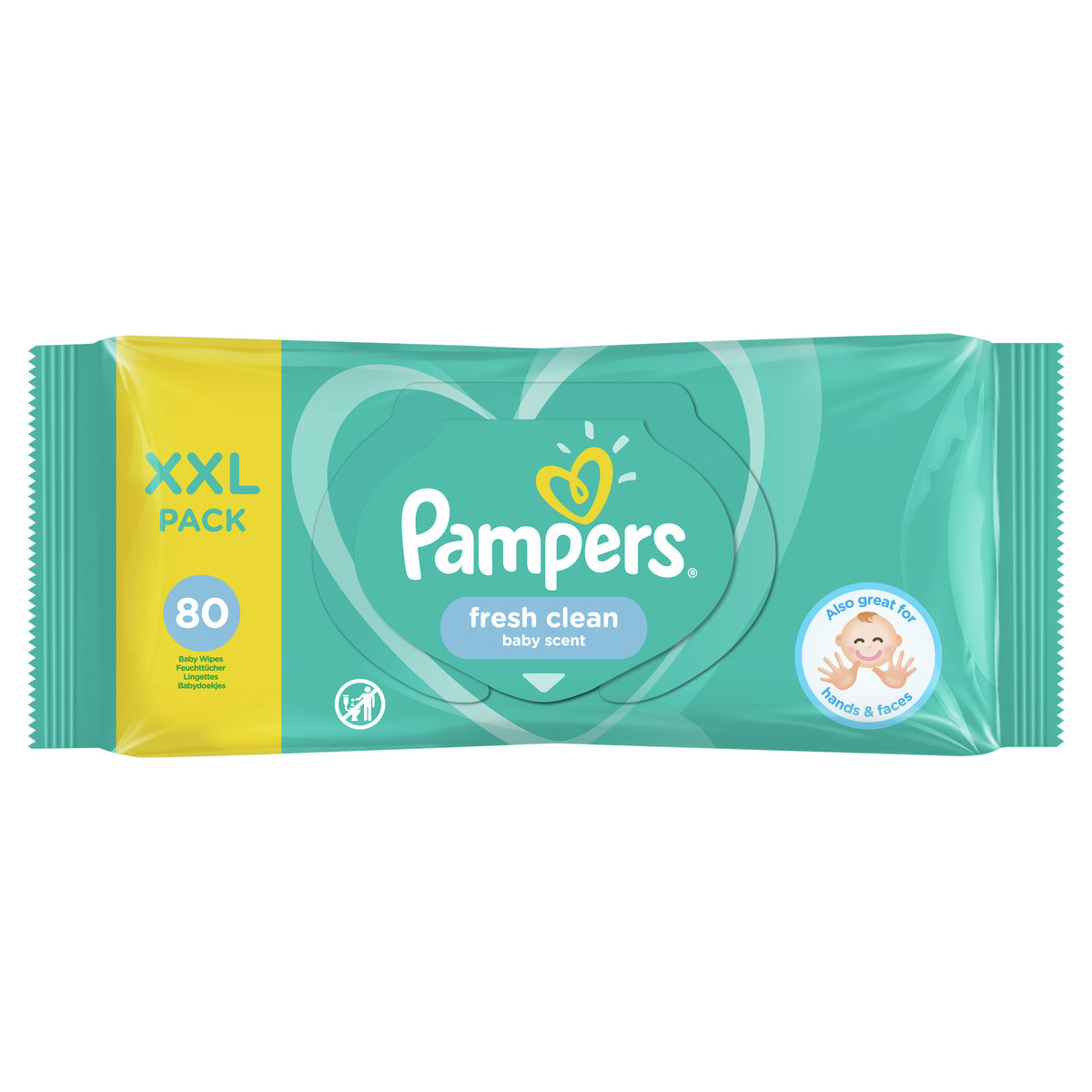 PAMPERS Chusteczki Fresh Clean 80szt 8001841077598