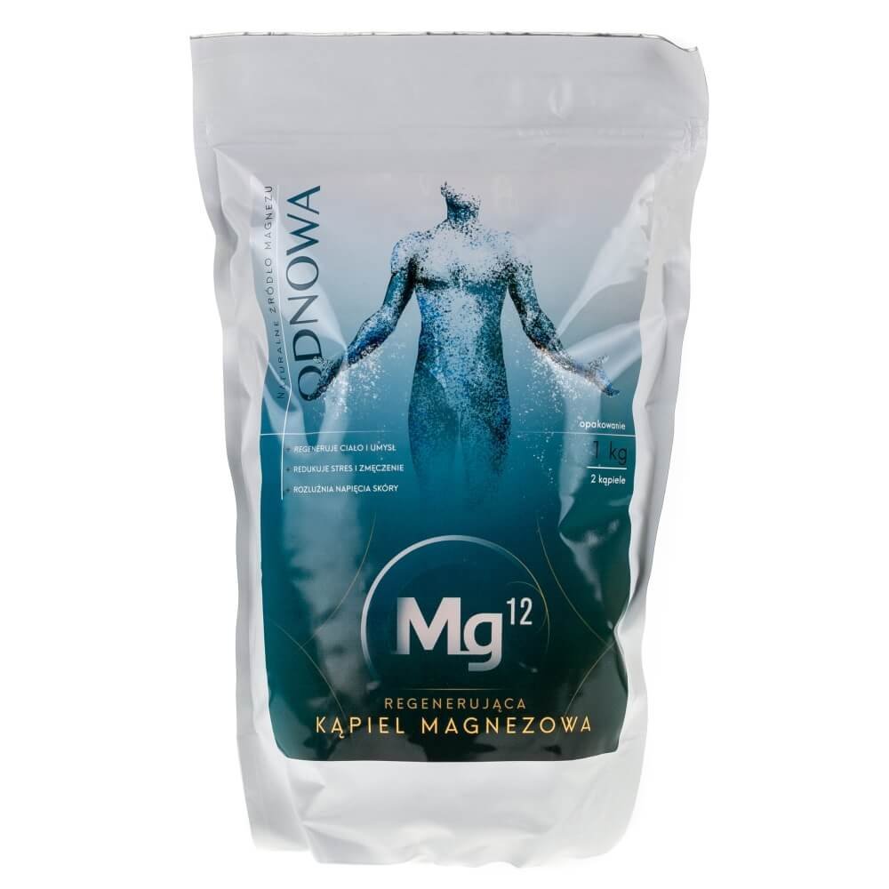 M12.partners Mg12 Regenerujące płatki magnezowe do kąpieli Odnowa - 1 kg