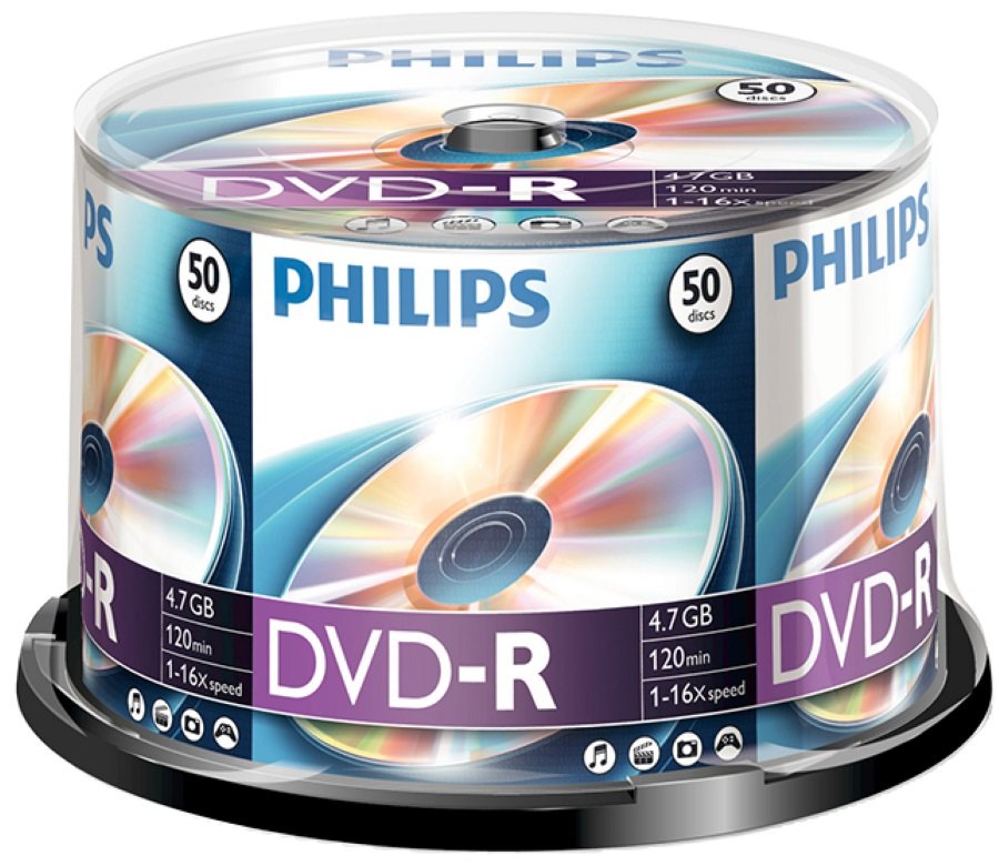 Philips 1idea DVD-R 4.7GB 16x 50 (DM4S6B50F/00)