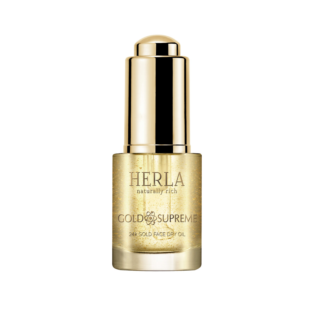 Herla Herla 24k Gold Face Dry Oil Lfitingujący suchy olejek do twarzy z drobinkami złota 15 ml