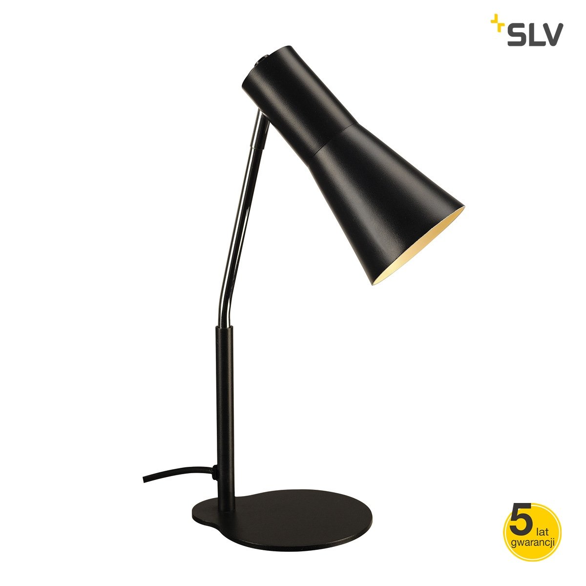SLV Phelia lampa biurkowa czarna