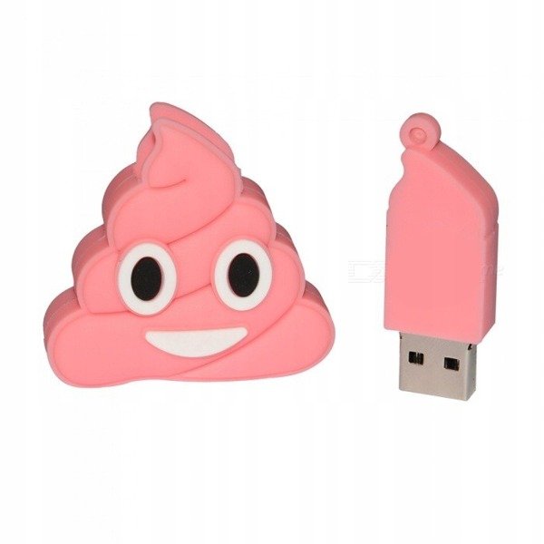 Dr. Memory RÓŻOWA KUPA EMOJI FLASH 32GB 2493-uniw