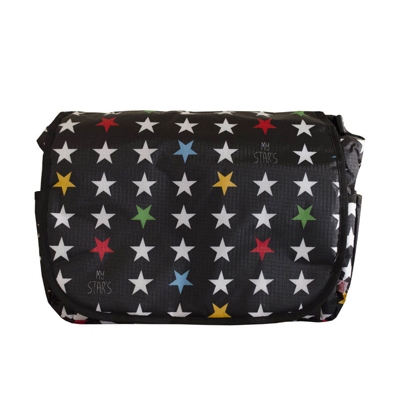 MY BAG'S My Bag's Torba do wózka Flap Bag My Star's black