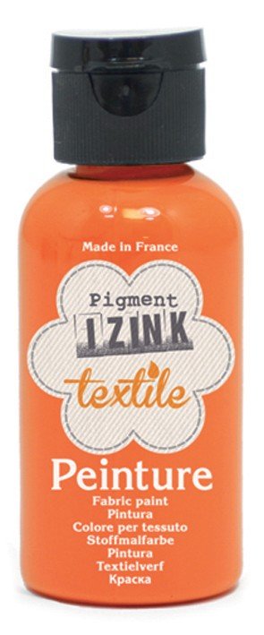 Farba do tkanin, 50 ml, pomarańczowa