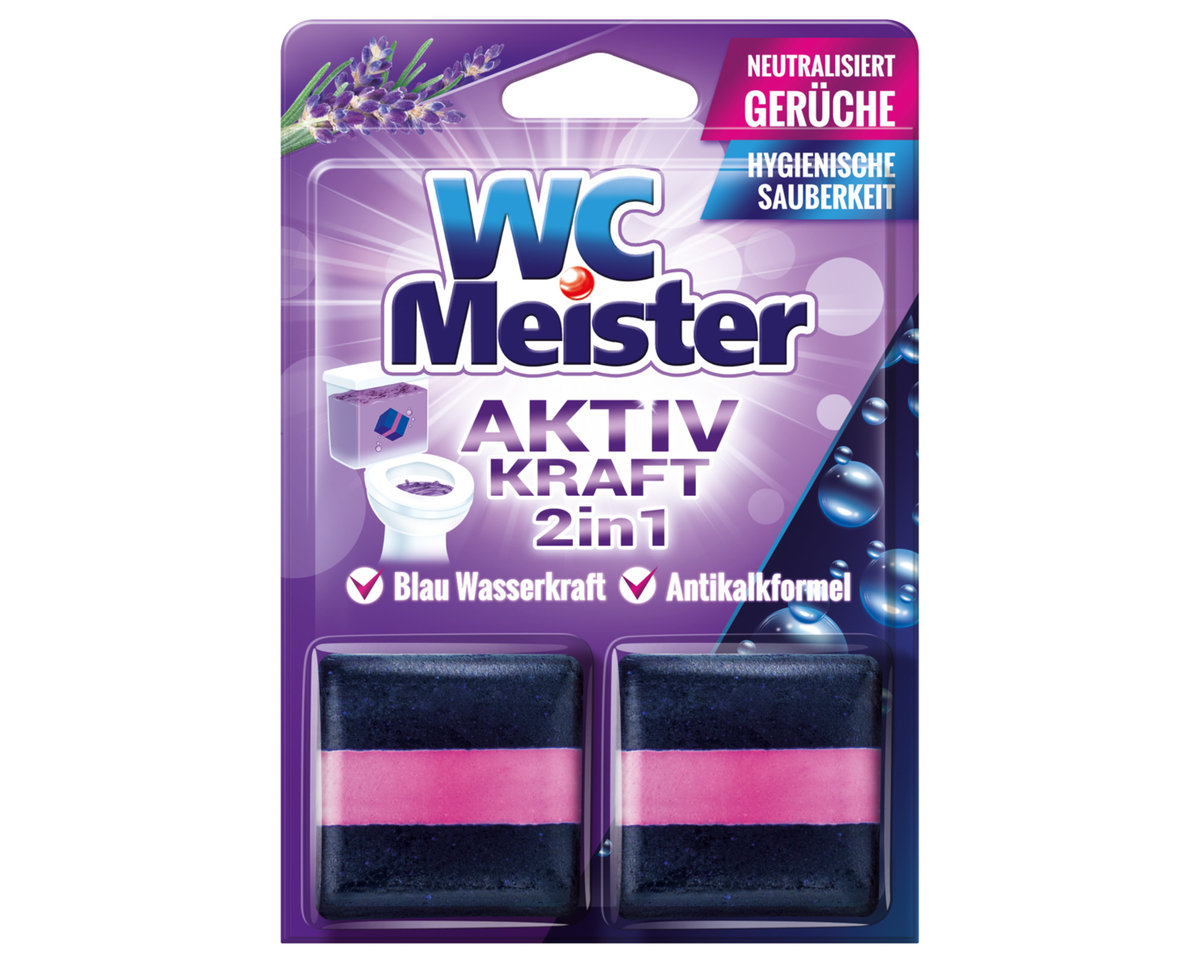 Clovin Germany WC Meister 2x50g kostki do spłuczki Lavender