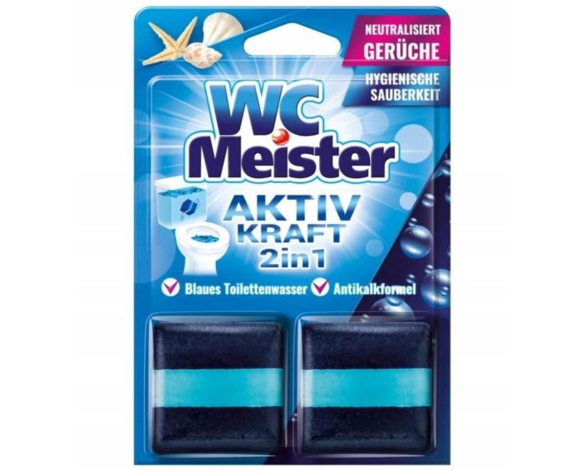 Clovin Germany WC Meister 2x50g kostki do spłuczki Ocean
