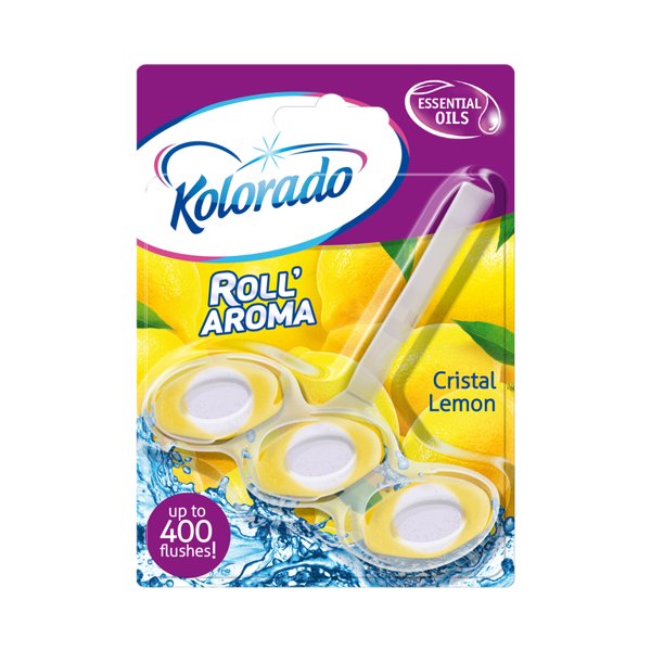 Kolorado Kostka WC ROLL' AROMA CRISTAL LEMON