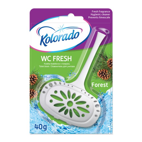 Kolorado Kostka WC FRESH LEŚNY 40g