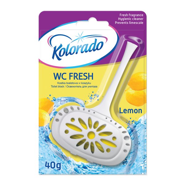 Kolorado Kostka WC FRESH CYTRYNOWY 40g