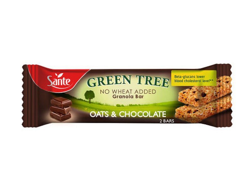 SANTE Baton granola Green Tree z czekoladą 40g Sante