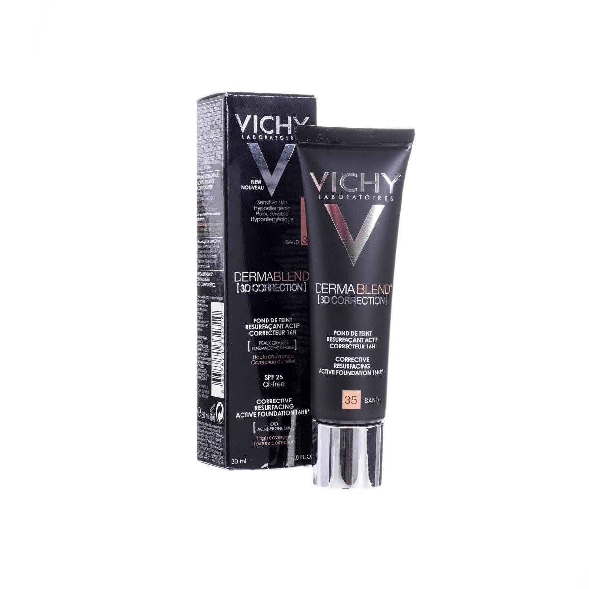 Vichy DERMABLEND Podkład wyrównujący korekta 3D 35 30 ml + Pędzelek GRATIS ! 7061333