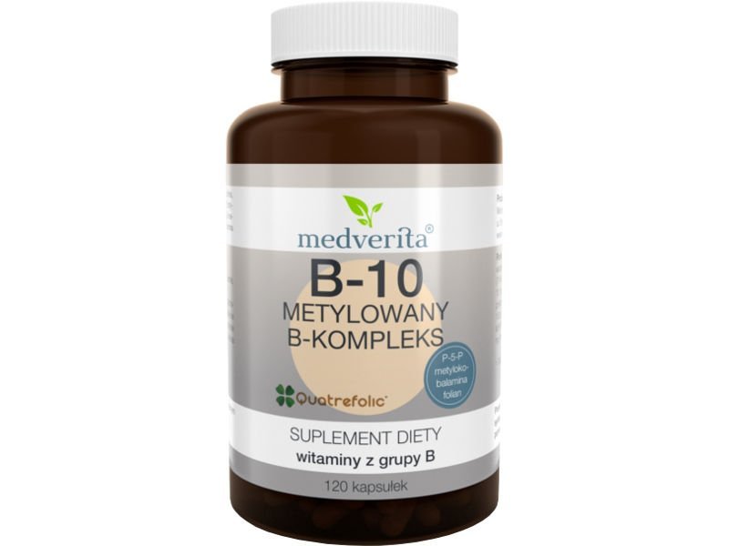 B-10 metylowany B-kompleks MEDVERITA 120 kaps