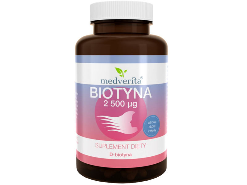 MEDVERITA Medverita Biotyna 2500 g 90 k włosy skóra B7 MV4529