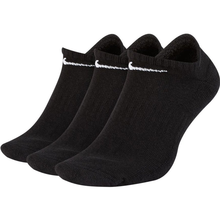 Nike, Skarpety sportowe, U NK Everyday Cush NS, 3-pack SX7673 01, czarny, rozmiar 34/38