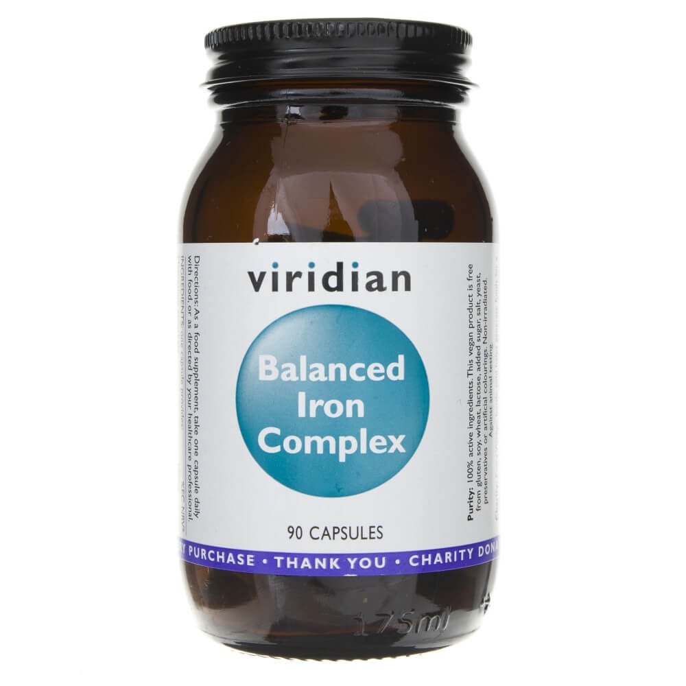 Viridian Żelazo Complex (90 kapsułek) suplement diety 5060003593225