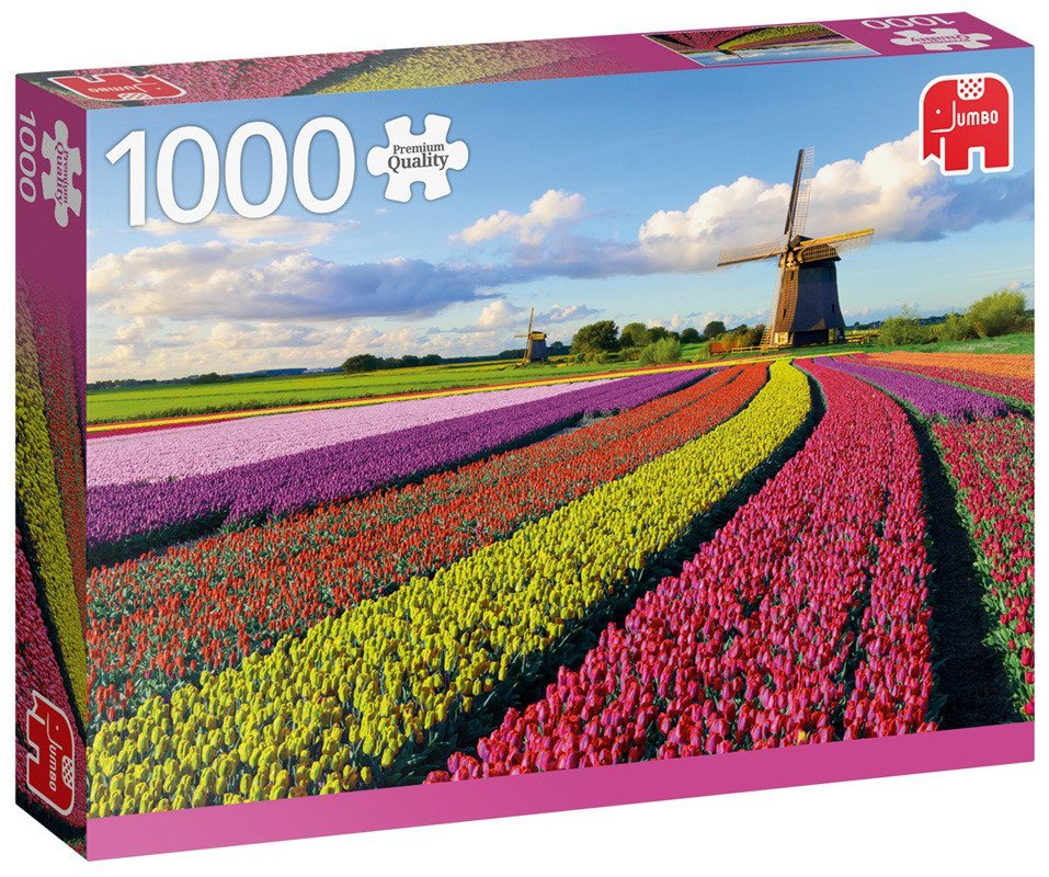 Puzzle, Jumbo, Pole tulipanów, 1000 el.