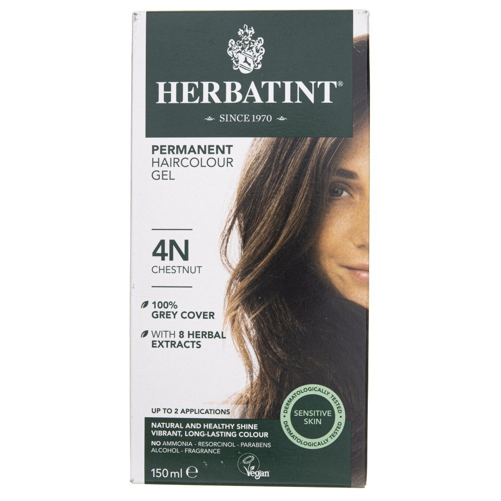 Herbatint farba do włosów 4N Kasztan, 150 ml
