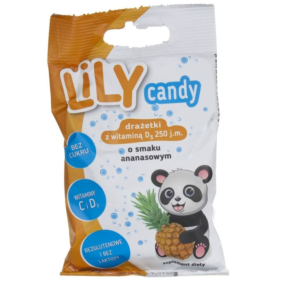 LILY LILY CANDY DRAŻETKI WITAMINOWE ANANASOWE 40G
