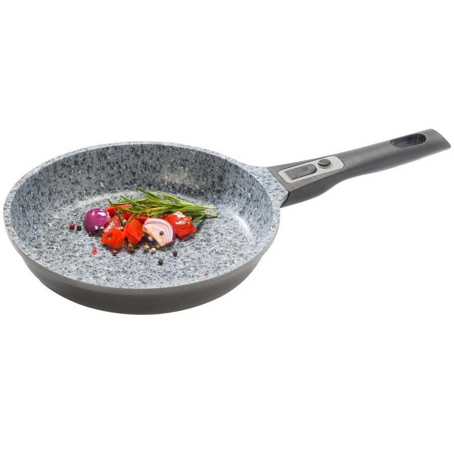 Konighoffer PATELNIA GRANITOWA ROCHE 28 CM Z ODPINANĄ RĄCZKĄ INDUKCJA 5907558783919