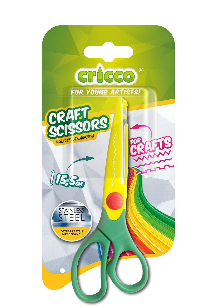 Cricco Nożyczki dekoracyjne Craft 15,5cm CRICCO