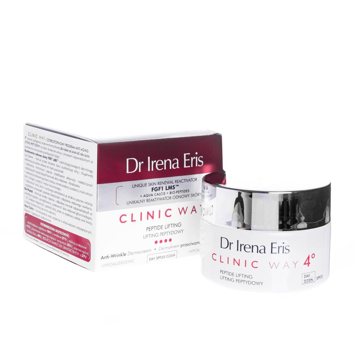 Фото - Крем і лосьйон Dr Irena Eris Clinic Way 4° Lifting peptydowy 60+ krem na dzień, 50 ml 