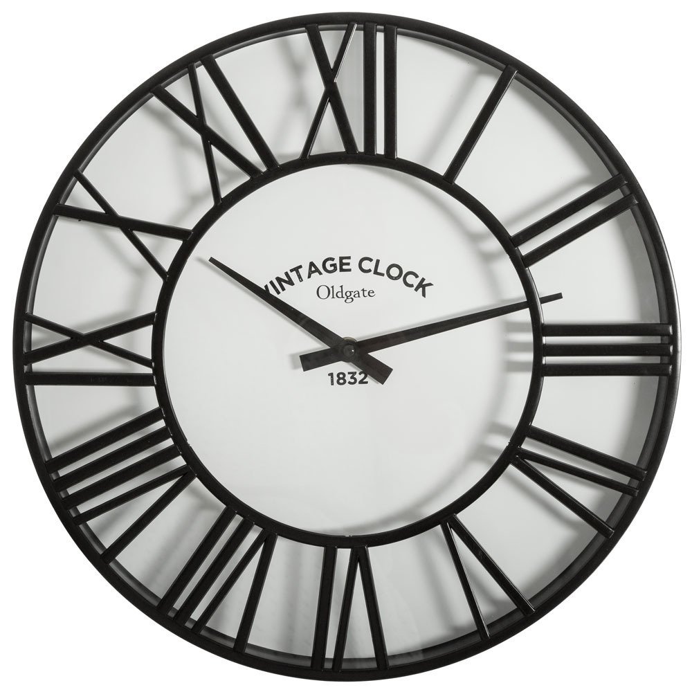 Zegar ścienny Mavis Black 35 cm