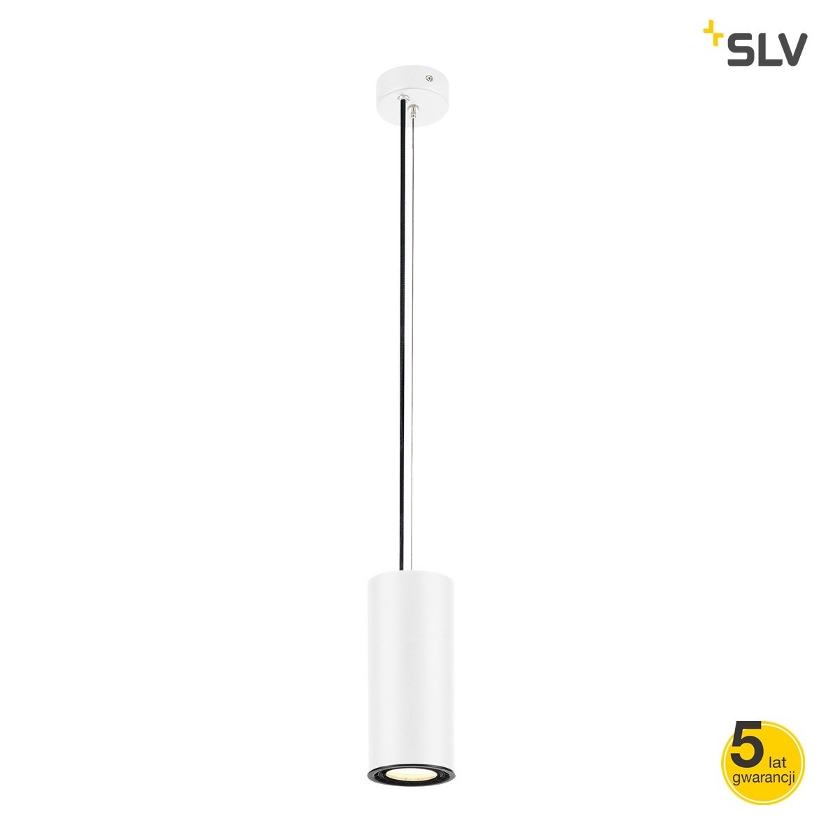 SLV SUPROS 78 lampa wisząca okrągła biała 3000K 133121