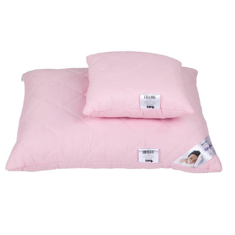 AMZ Poduszka antyalergiczna soft 70x80 mikrofibra róż AZ01-3/3