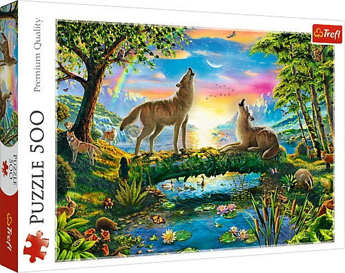 Trefl Puzzle 500 Wilcza natura