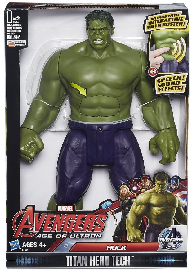 Hasbro Figurka Hulk z Dźwiękami Interaktywna B1382 BEMISIE B1382