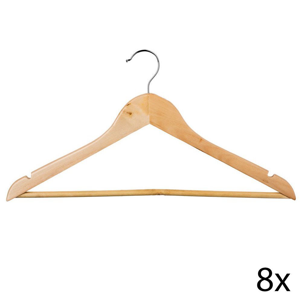 5five Simple Smart Wieszaki na ubrania zestaw 8 wieszaków na ubrania z drewna 5five Simple Smart B07BB3DP1V