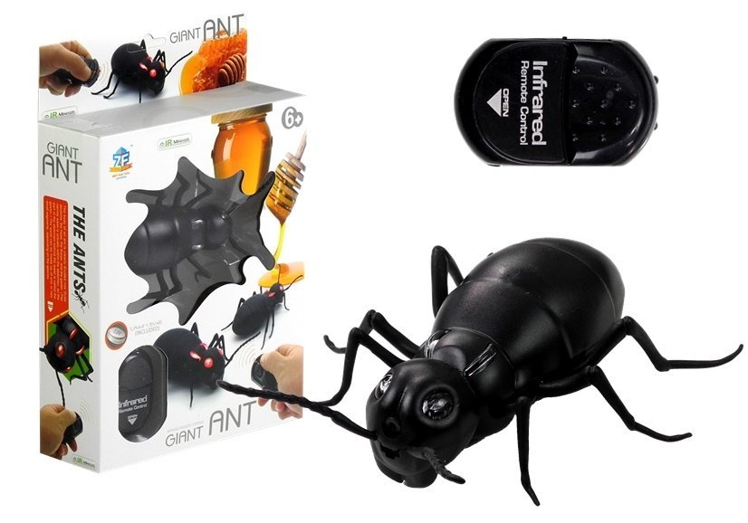 Lean Toys Wielka mrówka insekt zdalnie sterowany czarny