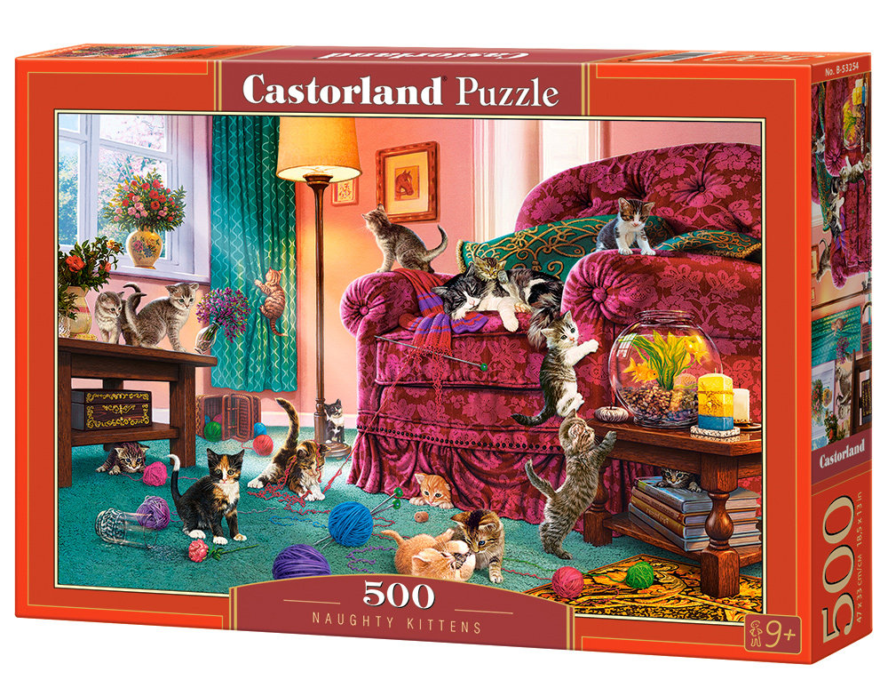 Castorland Puzzle 500 Naughty Kittens CASTOR