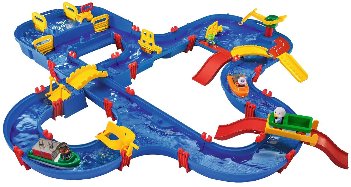 Aquaplay Zestaw do zabawy z wodą Amphie World 1650 156x145x22, 3599097 Thimble Toys