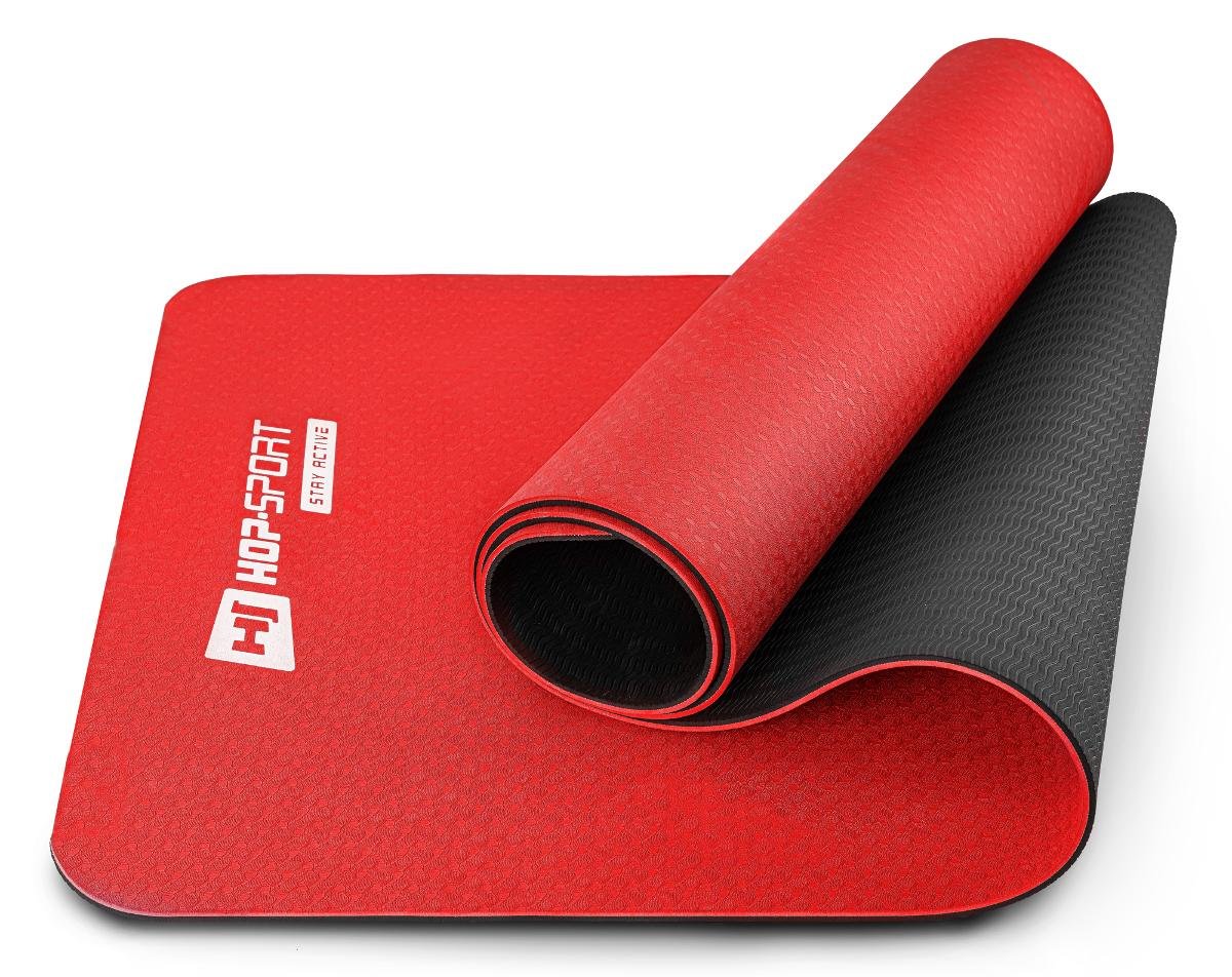 Hop-Sport Mata fitness TPE 0,6cm - czerwona 34725