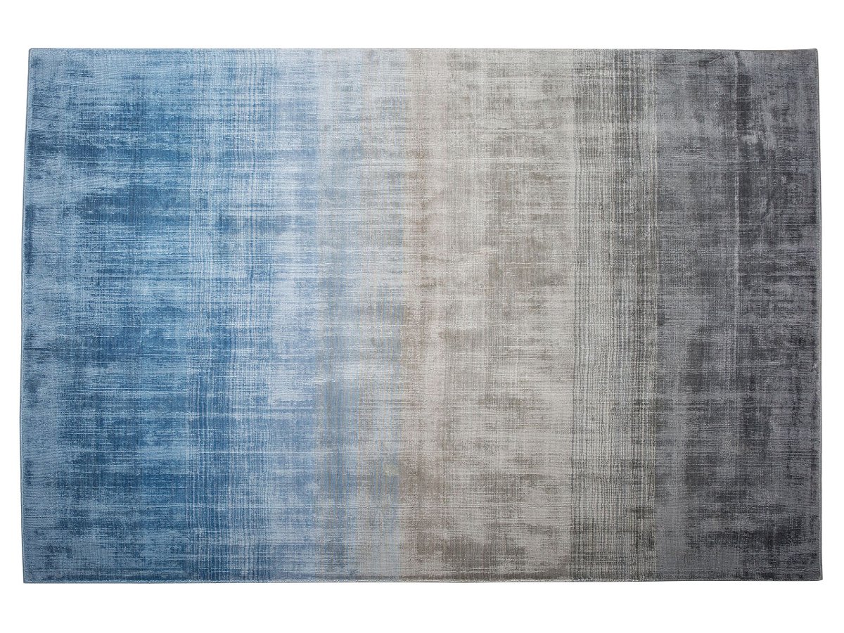 Beliani Dywan szaro/niebieski 140x200 cm krótkowłosy ERCIS
