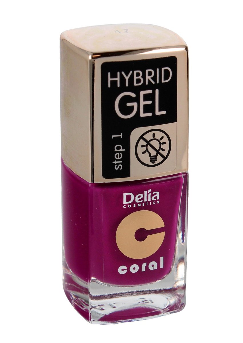 Delia Cosmetics Coral Hybrid Gel Emalia do paznokci nr 47 11ml