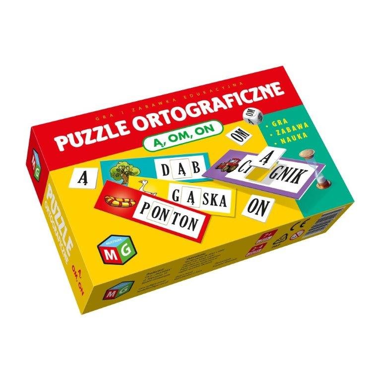 Puzzle ortograficzne Ą OM ON