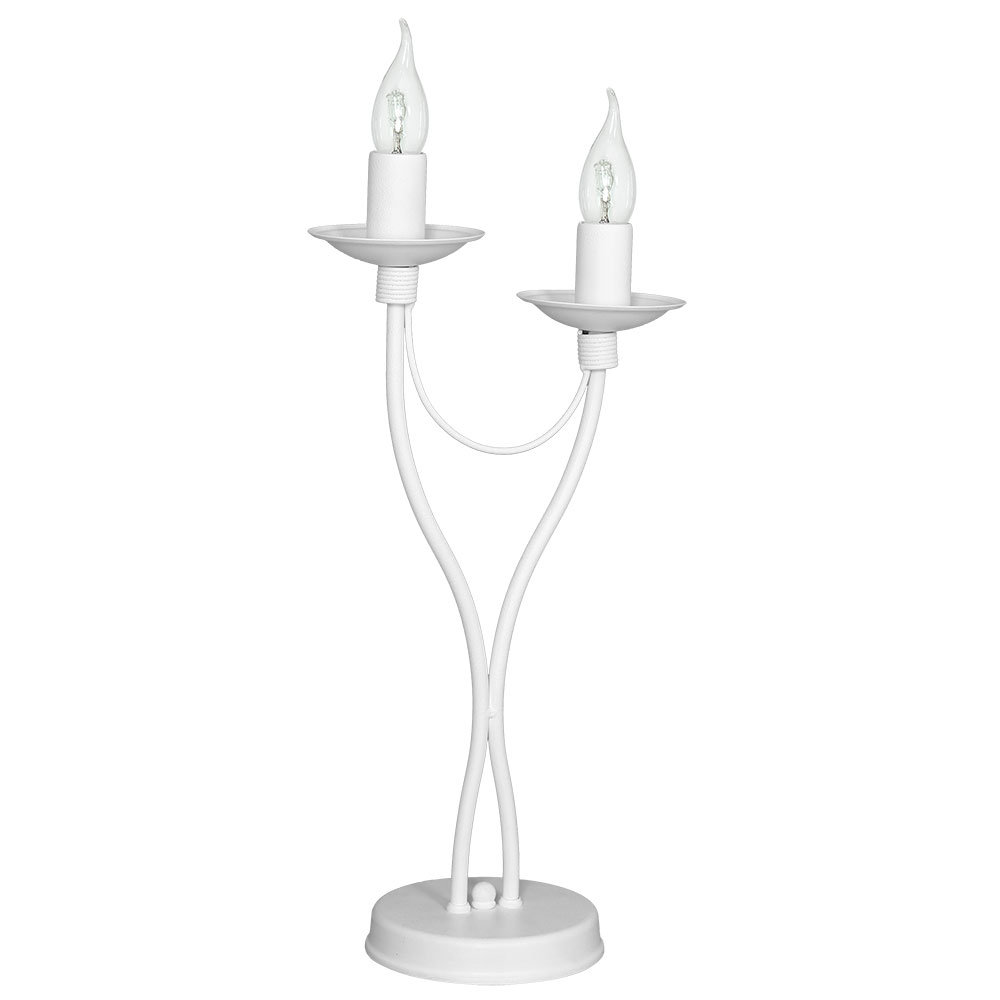 Aldex Lampa stołowa 2pł 397B/M RÓŻA BIAŁA