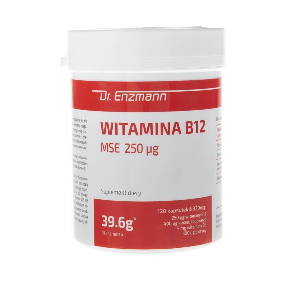 Mito Pharma Dr. Enzmann Witamina B12 MSE - 120 kapsułek