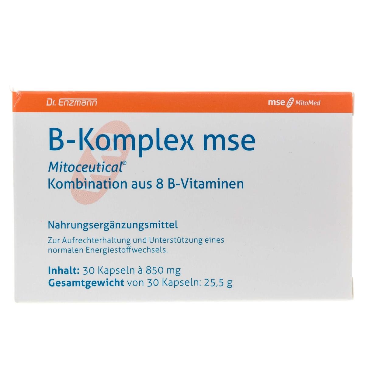 Mito Pharma Dr. Enzmann B-Kompleks MSE - 30 kapsułek