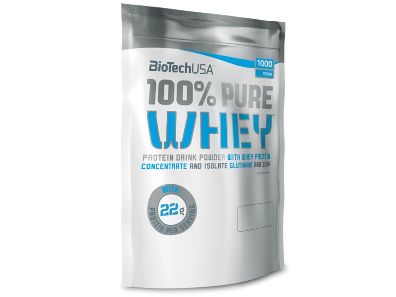 BioTech BioTechUSA Odżywka białkowa 100% Pure Whey 1kg Smaki Słony karmel