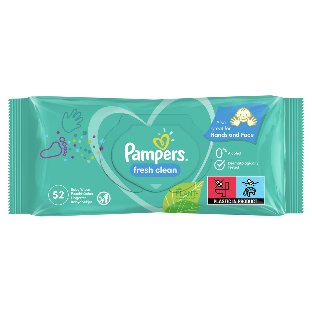 Pampers Chusteczki Pampers FreshClean 52