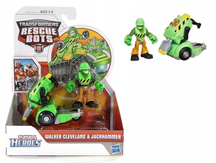 Playskool Heroes, Figurka kolekcjonerska, Walker Cleveland Jackhammer
